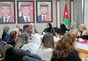 اللقاء مع ملتقى البرلمانيات الأردنيات